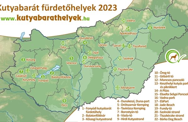 Élet+Stílus: Itt van az összes kutyás strand egyetlen térképen