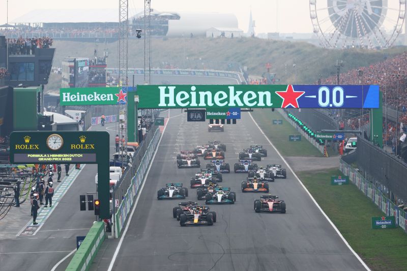 Az F1-es Holland Nagydíj teljes menetrendje