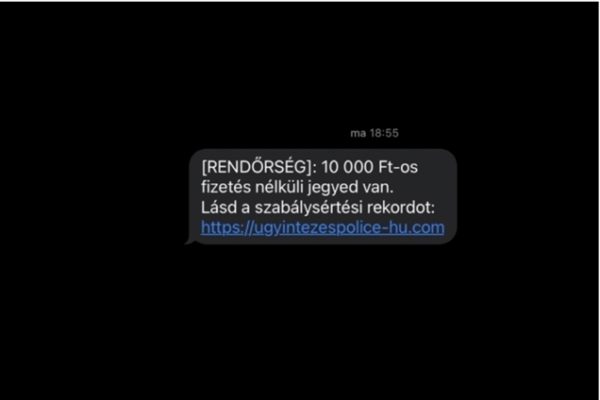 Itthon: A rendőrség nevében küldenek sms-t adathalász csalók