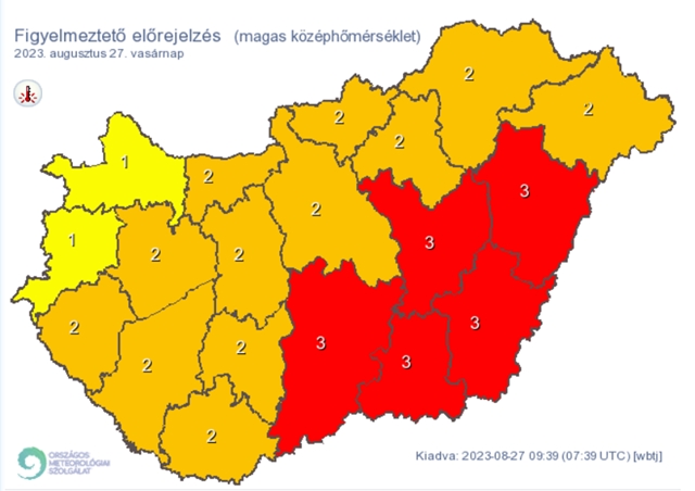 Itthon: Vasárnap és hétfőn is 39 fok lehet