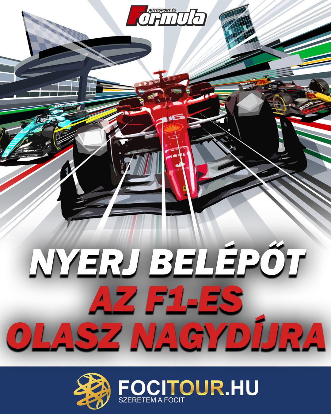 megvan, hogy ki nyerte a két belépőt az F1-es Olasz Nagydíjra!