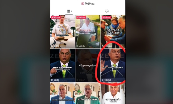 Élet+Stílus: Egy volt Fidelitasos influenszer szerint lehet, hogy Orbán Viktor TikTok-oldalára külföldről vásárolják a követőket