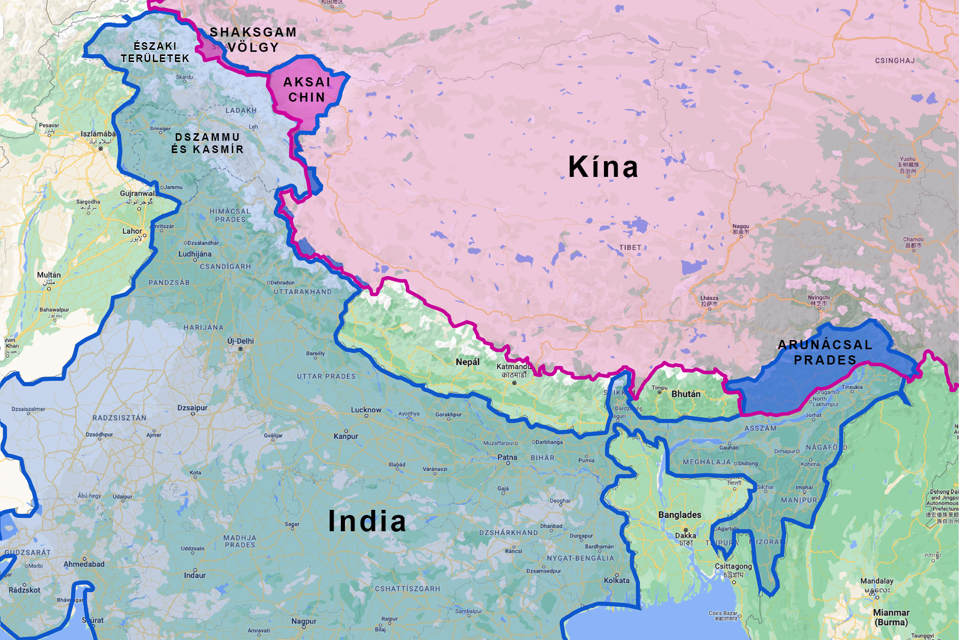 Háború lehet Kína és India között a Himalája tövében, az ukrán példa ragadós?