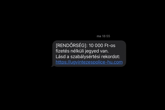 Itthon: Ha ilyen SMS-t kap, ne nyissa meg a linket