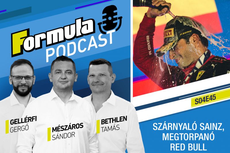 Szárnyaló Sainz, megtorpanó Red Bull