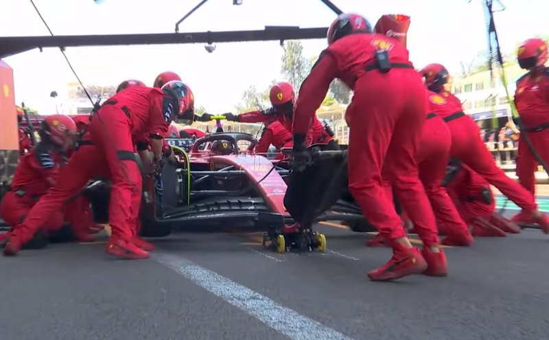 Nemcsak az időmérőn, a bokszban is a leggyorsabb volt a Ferrari az F1-es Mexikóvárosi Nagydíjon – videó