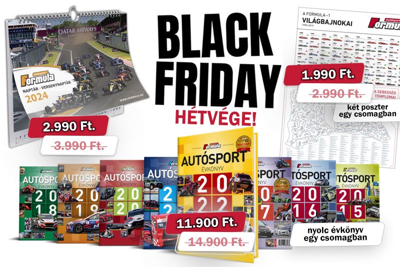 Black Friday hétvége a Formulánál!