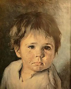 A The Crying Boy című sorozat egyik darabja