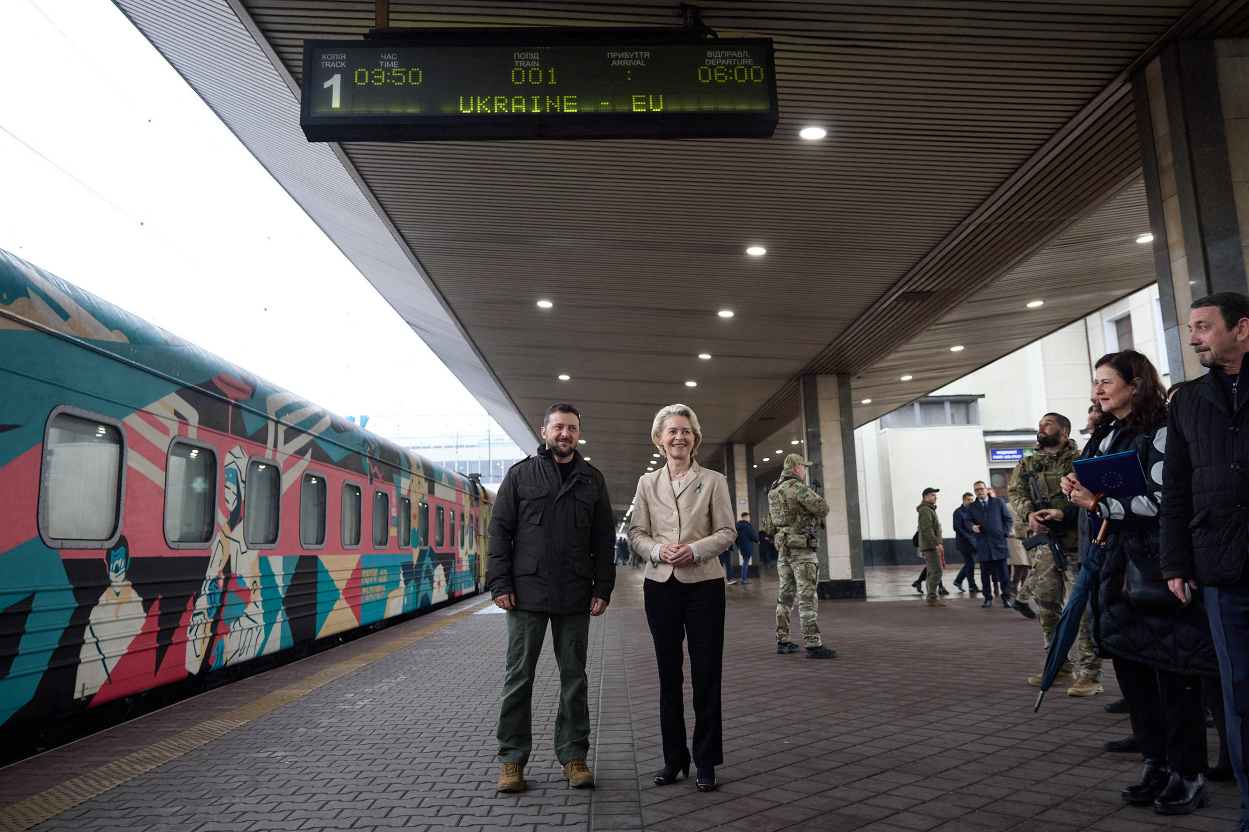 Ursula von der Leyen ismét Kijevbe érkezett