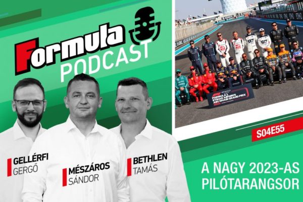 A nagy 2023-as F1-es pilótarangsor