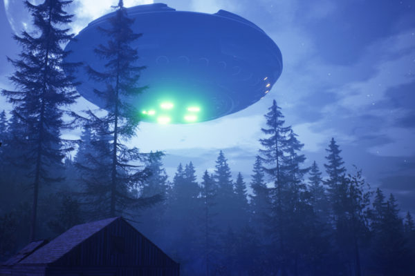 Rejtélyes forgó UFO világította be az égboltot