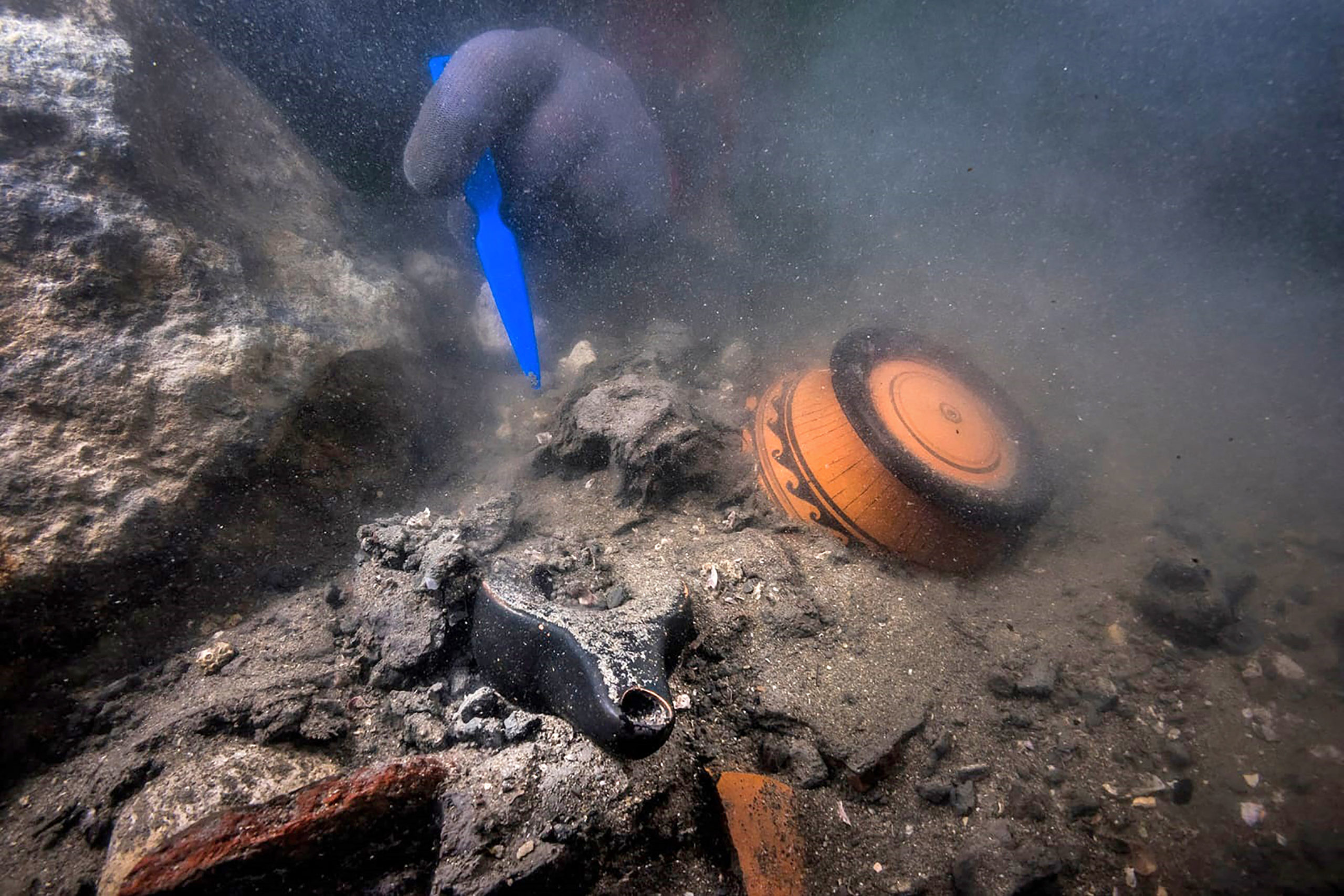 Elsüllyedt ókori görög templomot fedeztek fel Egyiptom tengereinek mélyén