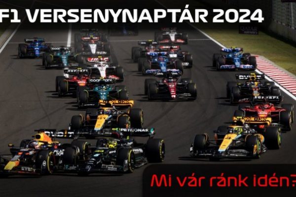 F1 versenynaptár: Mi vár ránk 2024-ben?