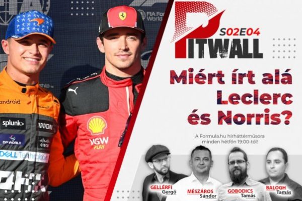 Miért írt alá Leclerc és Norris?