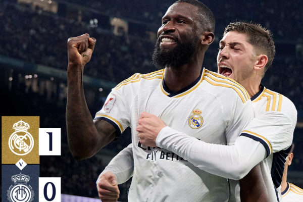 Rüdiger góljával tartotta otthon a 3 pontot a Real Madrid